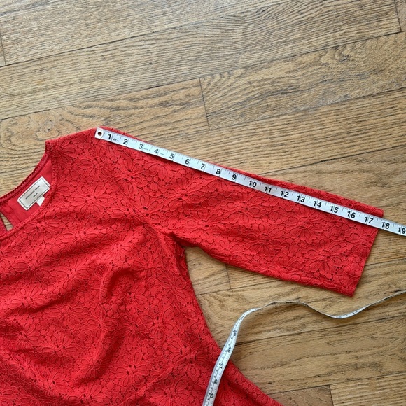 Anthropologie peplum top EUC size 10 - Picture 11 of 15